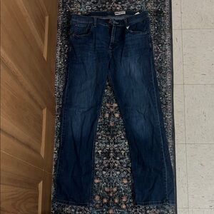 Wrangler Slim Straight Dark Blue Jeans